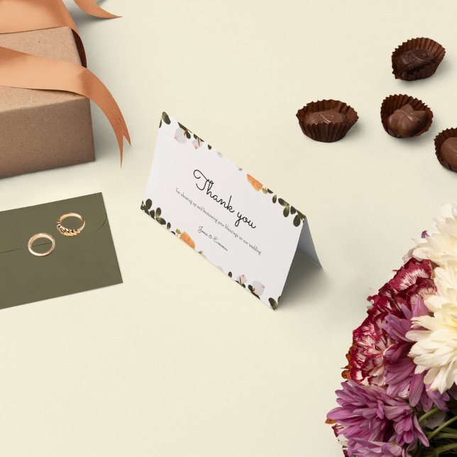 Wedding Table Thank You Card (Creator Uploaded)