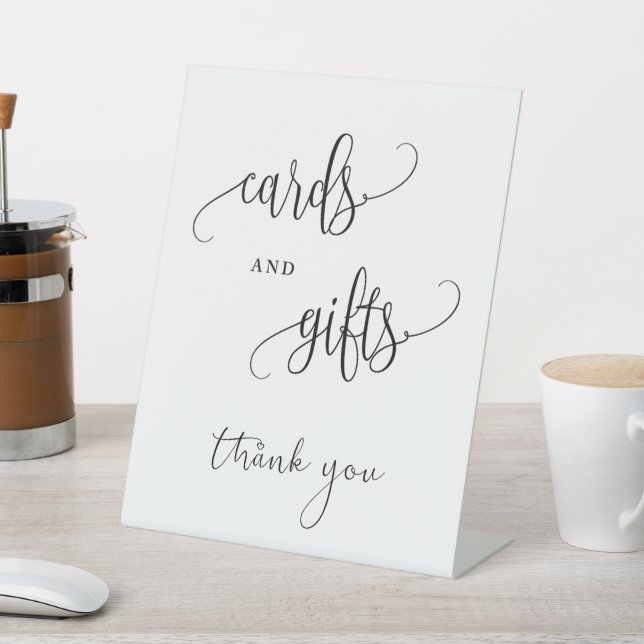 Wedding Tabletop Cards & Gifts Sign (In SItu)