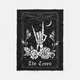 Wedding Tarot Card The Coven Halloween Fleece Blanket