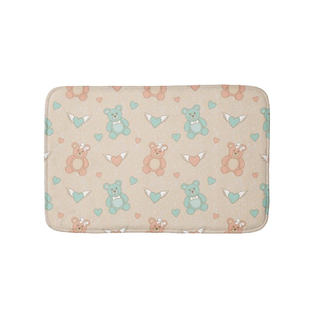 Wedding-teddies Bath Mat (Front)