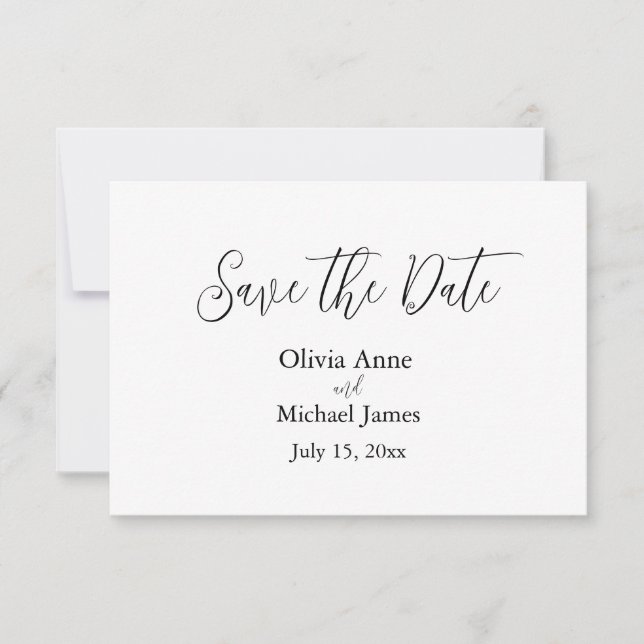 Wedding Templates Save the Date (Front)