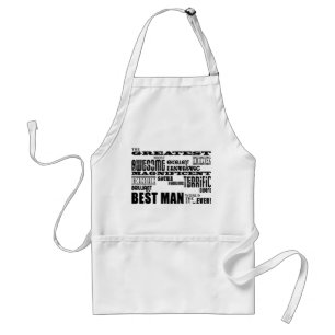 Wedding Thank You Best Men : Greatest Best Man Standard Apron