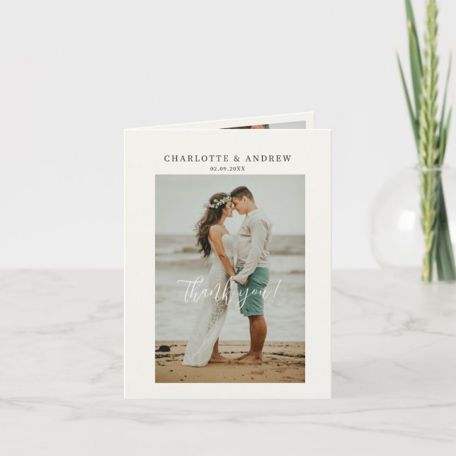 wedding thank you card (Front)