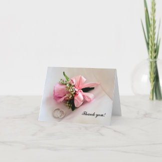 Wedding thank you card