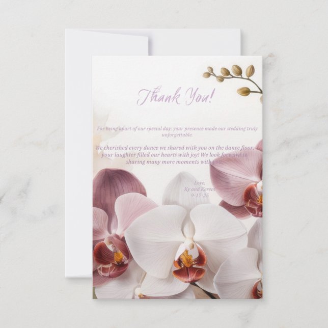 Wedding Thank You Card (Front)