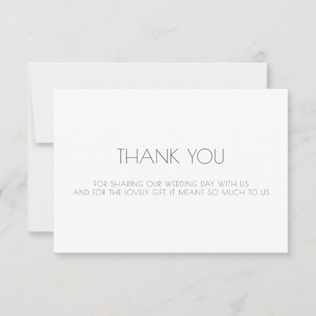 Wedding Thank You Card (Front)