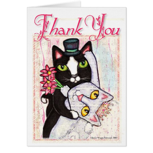 Wedding Thank You Card from The Bride & Groom