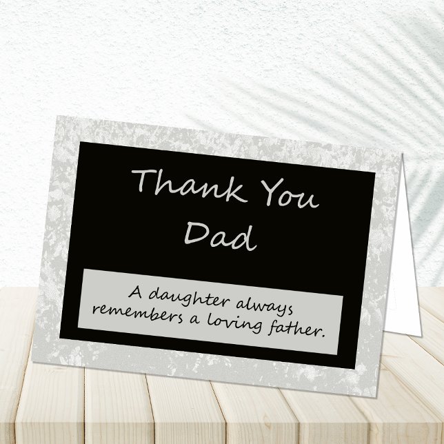 Wedding Thank You Card to Parent Dad (Creator Uploaded)