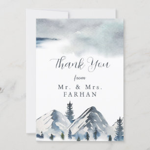 Wedding Thank You Cards editable