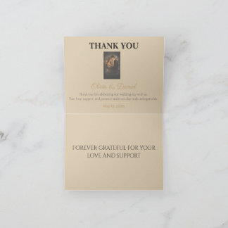 Wedding Thank You Cards | Elegant Gratitude Notes