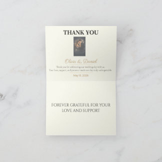 Wedding Thank You Cards | Elegant Gratitude Notes