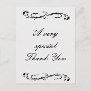 Wedding Thank you cards has matching invitations
