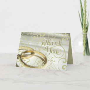 Wedding Thank You (Customisable Colour!) Card
