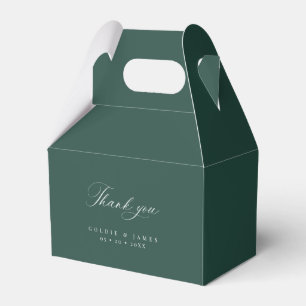 Wedding Thank You Favour Gable Treat Gift Boxes