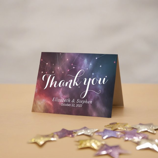 Wedding Thank You Galaxy Star Nebula Constellation (Creator Uploaded)