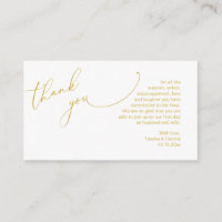 Wedding Thank you, in Modern romantic theme 