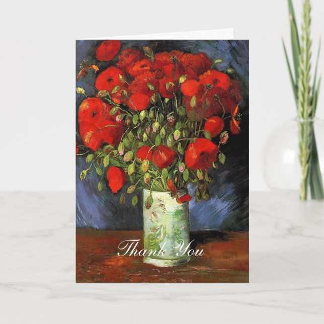 Wedding thank you note Vincent van Gogh Card (Front)