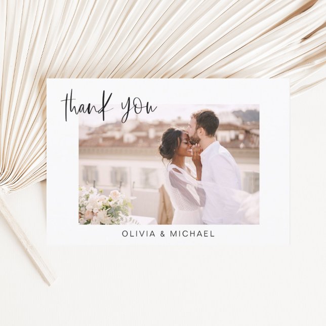 Wedding Thank You Photo Minimalist (Creator Uploaded)