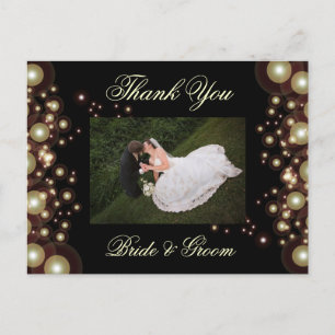 Wedding Thank You Photo postcards, Postcard