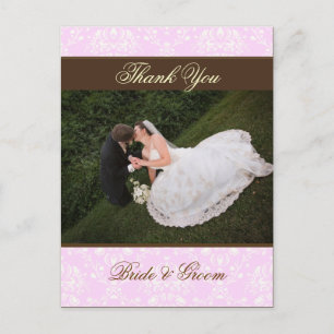 Wedding Thank You Photo postcards, Postcard