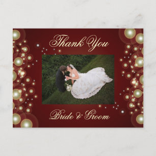 Wedding Thank You Photo postcards, Postcard