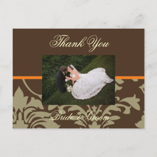 Wedding Thank You Photo postcards, Postcard