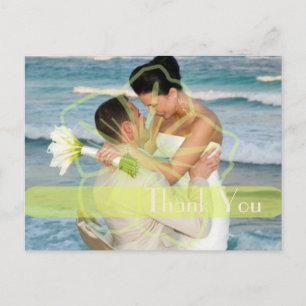 Wedding Thank you postcards insert your photos