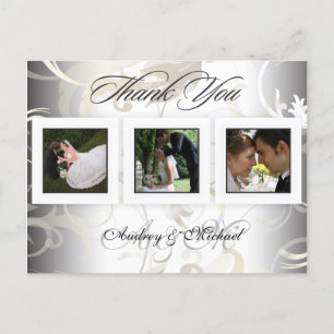 Wedding Thank you postcards insert your photos