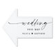 Wedding This Way | Minimalist Direction Arrow