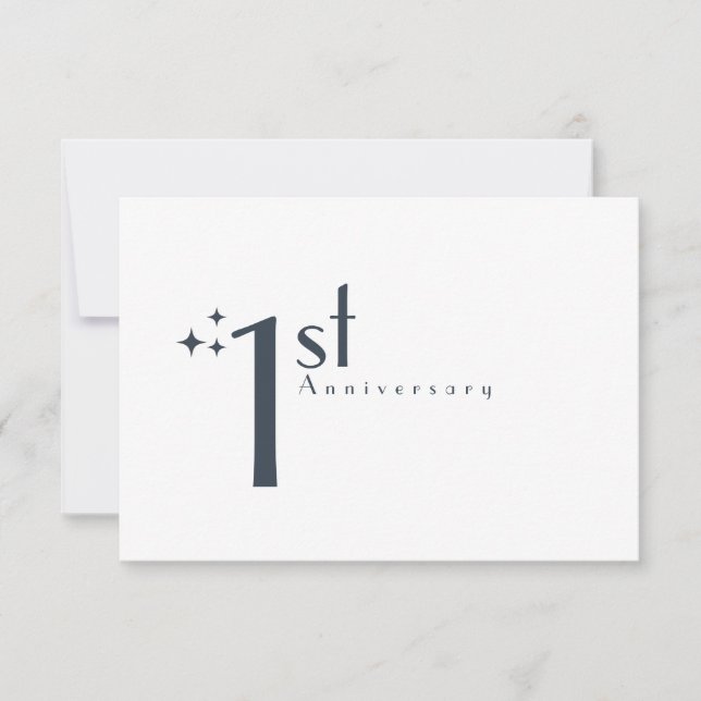 Wedding Time Capsule Anniversary Card/ Envelopes Save The Date (Front)