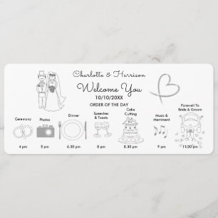 Wedding Time Line Program Cute Icons