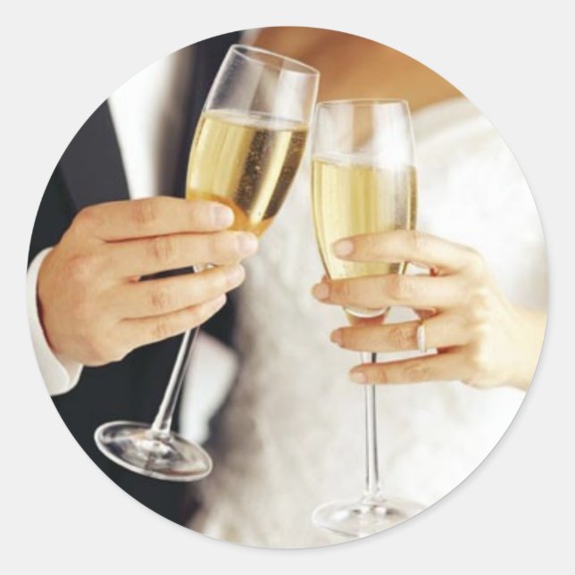 Wedding Toast Sticker (Front)