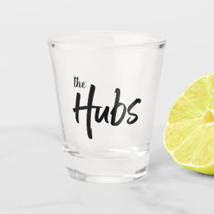 Wedding Toast Whismsical Groom Text Shot Glass