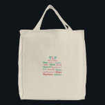 Wedding Tote - Bride / Bridesmaids - Gift<br><div class="desc">When I finished Student Teaching, the Class Mother had every student write on a patch that was sewn on a tote bag for me. I cherish it still. This Zazzle Tote is the same idea. All you have to do is change the names. A teacher, student teacher, graduating friend ......</div>