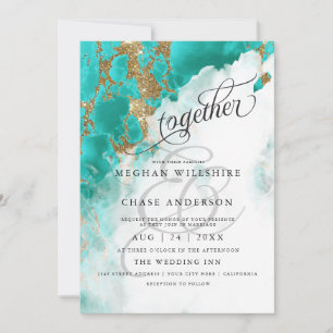 WEDDING    Turquoise Watercolor BarefootBride™