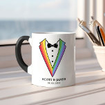 Wedding Tuxedo Gay LGBTQ  Coffee Magic Mug<br><div class="desc">Wedding Tuxedo Gay LGBTQ  Coffee Mug</div>