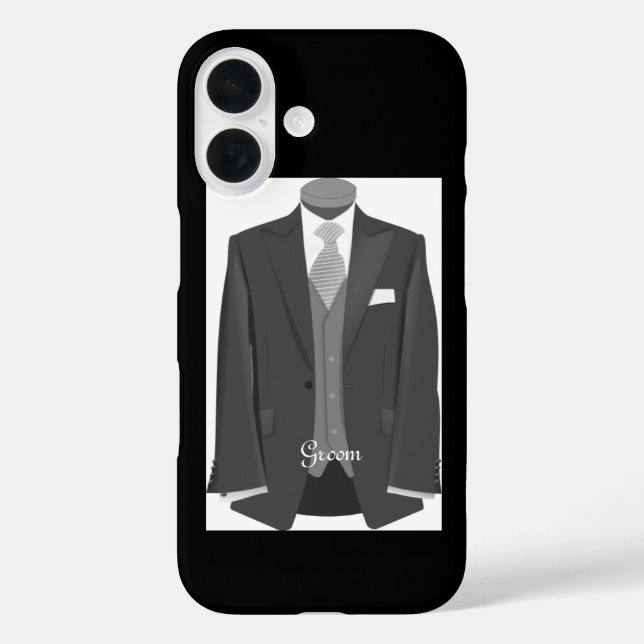 Wedding Tuxedo Groom  Case-Mate iPhone Case (Back)