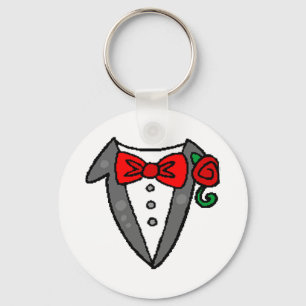 Wedding Tuxedo Keychain