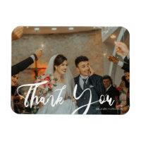 Wedding Typography 3 Colour Photo Thank You