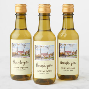 Wedding Ulm Minster Germany Farida Greenfield Wine Label