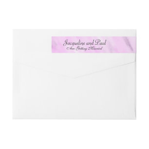 Wedding Ultra Violet Watercolor Address Labels