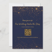 Wedding Under the Stars Save the Date Invitation
