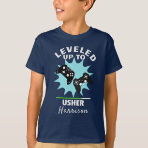 Wedding Usher Levelled Up Gamer Funny T-Shirt