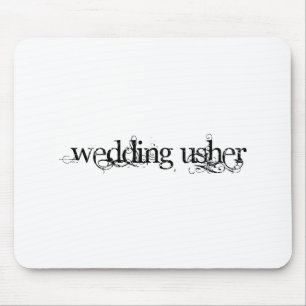 Wedding Usher Mouse Pad