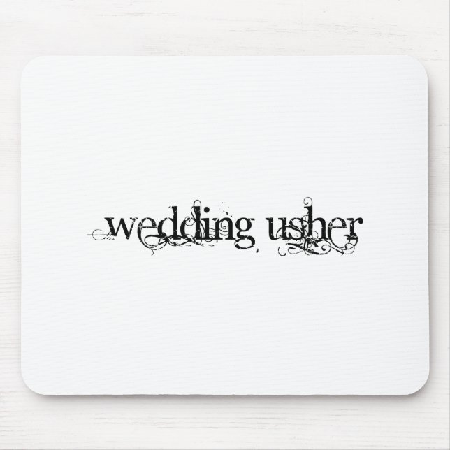 Wedding Usher Mouse Pad (Front)