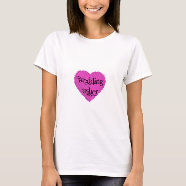 Wedding Usher T-Shirt (Front)