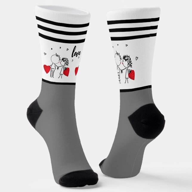 Wedding, Valentine's day  Socks (Angled)