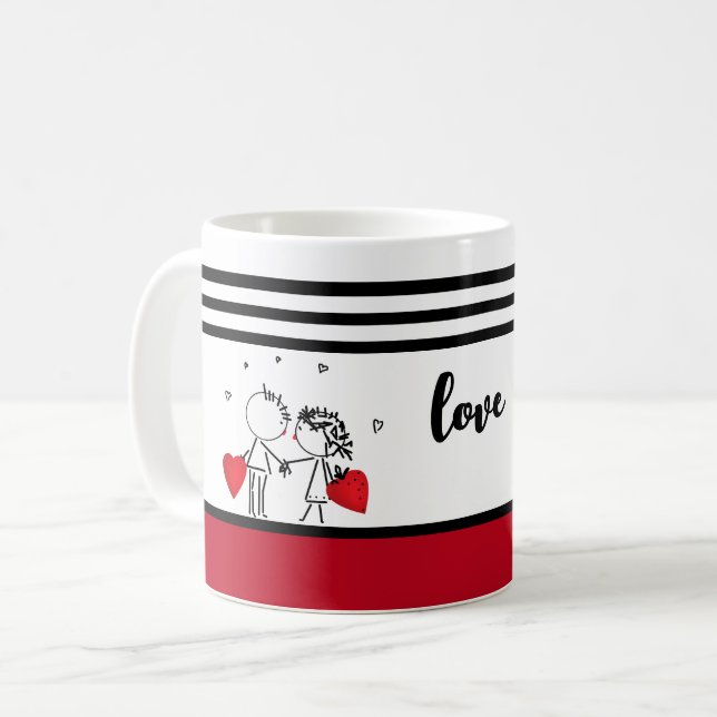 Wedding, Valentine's day  Socks Coffee Mug (Front Left)