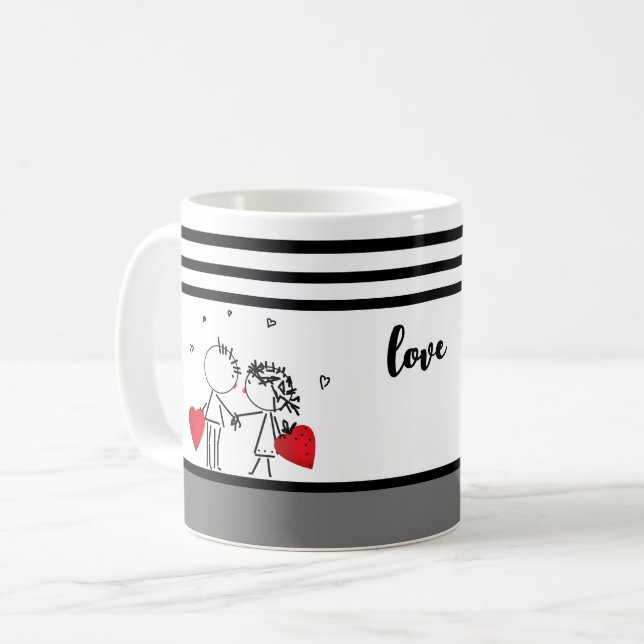 Wedding, Valentine's day  Socks Coffee Mug (Front Left)