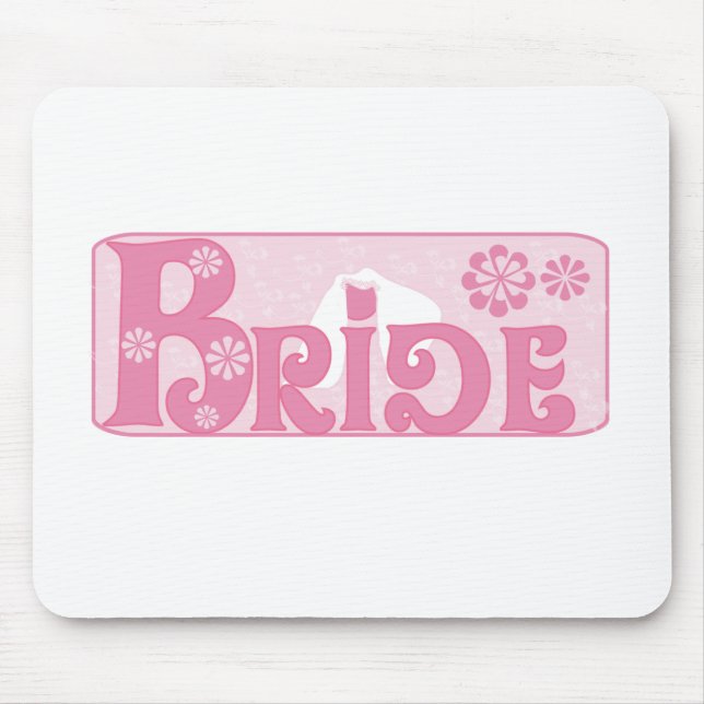 Wedding Veil Bride Mouse Pad (Front)